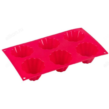 Форма для кексов силикон MALLONY BF-K20 985806-1