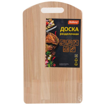 Доска разделочная 18х31см (массив березы) MALLONY 986036-3