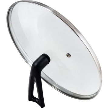 Крышка G-type (закал стекло) с бакелитовой ручкой, 28 см, VETRO-SPECIAL, тм MALLONY 987035