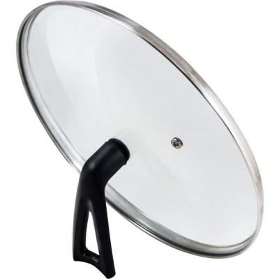 Крышка G-type (закал стекло) с бакелитовой ручкой, 28 см, VETRO-SPECIAL, тм MALLONY 987035