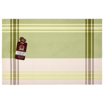 Салфетка сервировочная Marmiton Геометрия 30*45см ПВХ олива-1