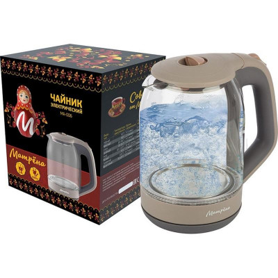 Чайник МА-006 бежевый МАТРЕНА 005414