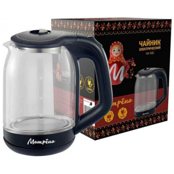 Чайник МА-006 черный МАТРЕНА 005416