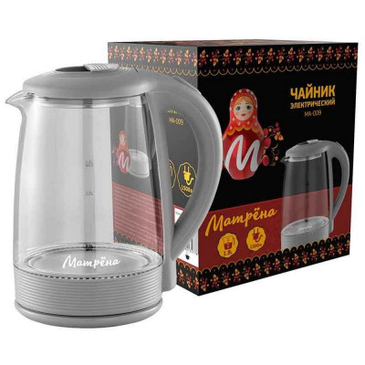 Чайник МА-009 серый МАТРЕНА 005417