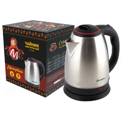 Чайник металлический МАТРЕНА МА-001 1,7л красный 005457-2