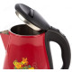 Чайник металлический МАТРЕНА МА-003 1,7л бордовый хохлома 006750