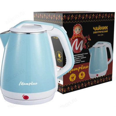 Чайник металлический МАТРЁНА МА-004 1,7л дв.стенки