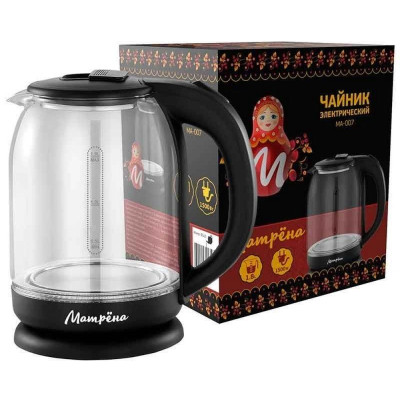 Чайник МА-007 черный (005420) МАТРЕНА МА-007b