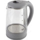 Чайник стеклянный Матрёна МА-009 серый 2л