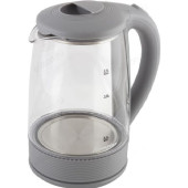 Чайник стеклянный МАТРЕНА МА-009 серый (2л)
