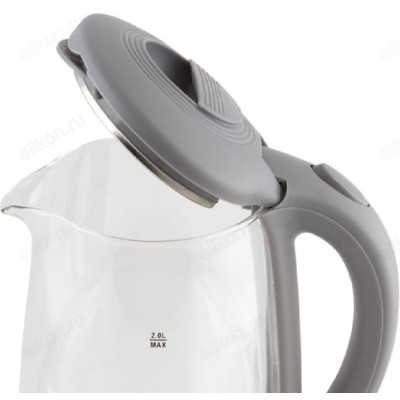 Чайник стеклянный Матрёна МА-009 серый 2л-2