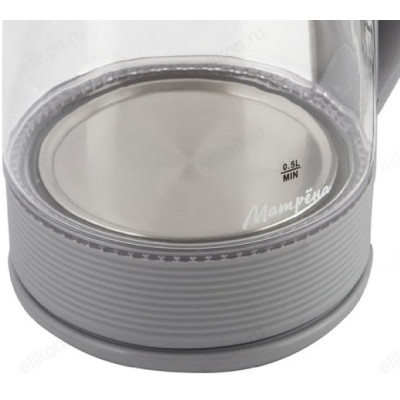 Чайник стеклянный Матрёна МА-009 серый 2л-3