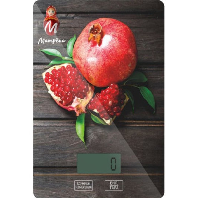 Весы кухонные МАТРЕНА МА-037 7кг Гранат 007159-1