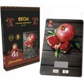 Весы кухонные МАТРЕНА МА-037 7кг Гранат 007159