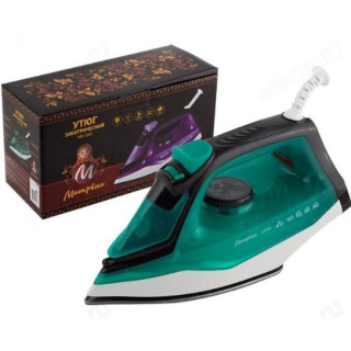 Утюг МАТРЁНА МА-045, 2200Вт пц, тефлон, зеленый