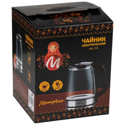 Чайник черный (105230) МАТРЕНА МА-155-2