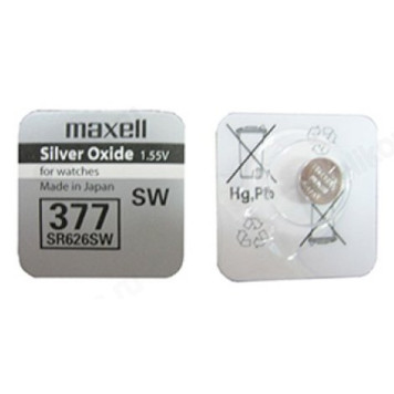 Батарейка 377 MAXELL SR626SW,  1,55V-1