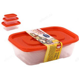 Набор контейнеров 3шт МИКС Ф1199