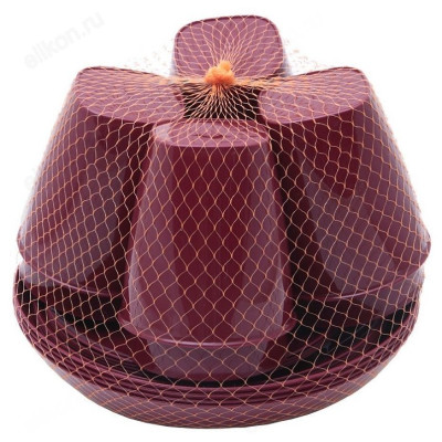 Набор дачный 4 персоны МИКС сетка-1