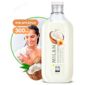 Гель для душа MILANA Райское блаженство с маслом кокоса (флакон 300 мл) 125654 Гель для душа MILANA Райское блаженство с маслом кокоса (флакон 300 мл) 125654