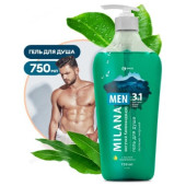 Гель для душа MILANA MEN Могучий Килиманджаро с маслом лемонграсса (флакон 750 мл) 125782 Гель для душа MILANA MEN Могучий Килиманджаро с маслом лемонграсса (флакон 750 мл) 125782