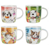 Кружка фарфор MILLIMI Верный друг 360мл 806-921