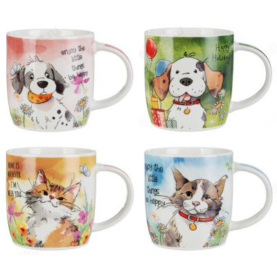 Кружка фарфор MILLIMI Верный друг 360мл 806-921