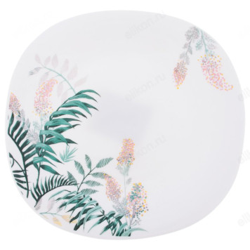 Тарелка стекло десертная MILLIMI Тропикана 21,5см 818-242