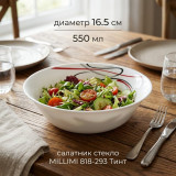 Салатник стекло MILLIMI 818-293 Тинт 550мл