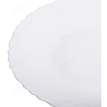 Тарелка стекло десертная MILLIMI Бьянко 19см 818-437-1