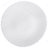 Тарелка стекло десертная MILLIMI Бьянко 19см 818-437