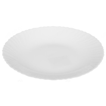 Тарелка стекло подстановочная MILLIMI Бьянко 24см 818-446-1