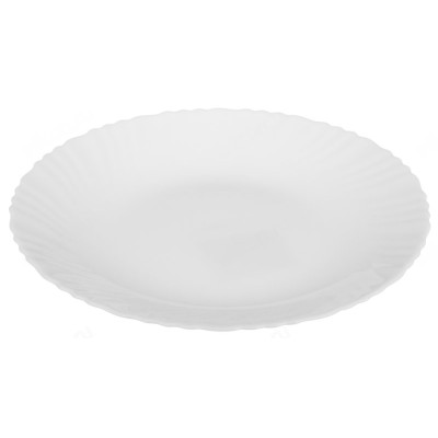 Тарелка стекло подстановочная MILLIMI Бьянко 24см 818-446-1