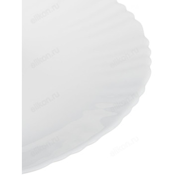 Тарелка стекло подстановочная MILLIMI Бьянко 24см 818-446-2