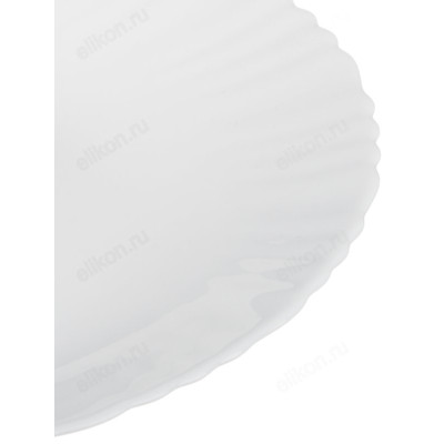 Тарелка стекло подстановочная MILLIMI Бьянко 24см 818-446-2