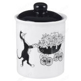 Банка для хранения MILLIMI Черный кот 550мл 820-696