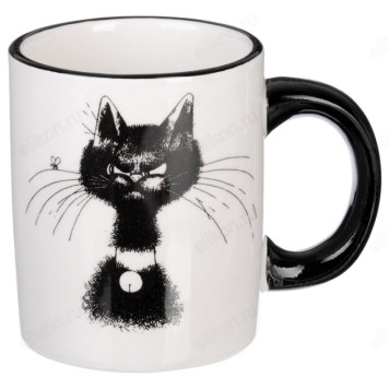 Кружка MILLIMI Черный кот 300 мл 820-700
