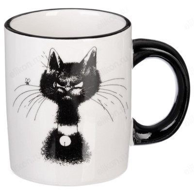 Кружка MILLIMI Черный кот 300 мл 820-700