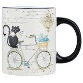 Кружка керамика MILLIMI Котейка 300мл 824-127