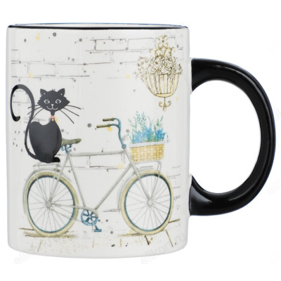 Кружка керамика MILLIMI Котейка 300мл 824-127