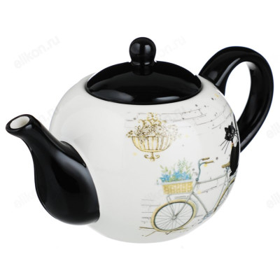 Чайник заварочный керамика MILLIMI Котейка 824-133-2