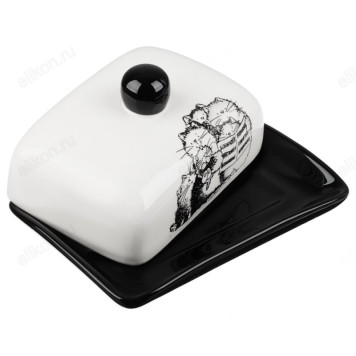 Масленка керамика MILLIMI Забавные коты 824-493-2