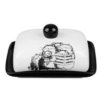 Масленка керамика MILLIMI Забавные коты 824-493