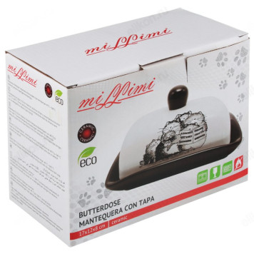 Масленка керамика MILLIMI Забавные коты 824-493-4