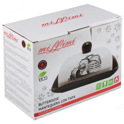 Масленка керамика MILLIMI Забавные коты 824-493-4