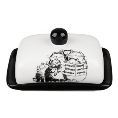 Масленка керамика MILLIMI Забавные коты 824-493