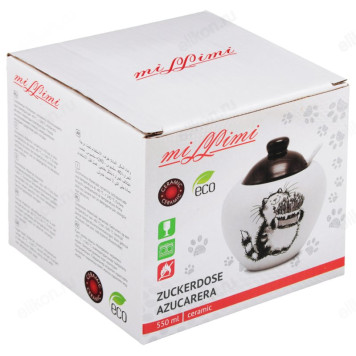 Сахарница MILLIMI Забавные коты 550мл 824-496-2