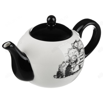 Чайник заварочный керамика MILLIMI Забавные коты 580мл 824-497-1