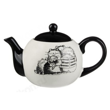 Чайник заварочный керамика MILLIMI Забавные коты 580мл 824-497