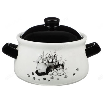 Горшочек для запекания MILLIMI Озорные коты 500мл 824-499